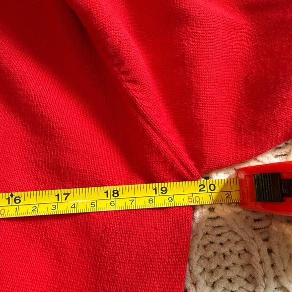 Vtg Mark Scot Men's Red Sweater size M - Picture 7 of 10